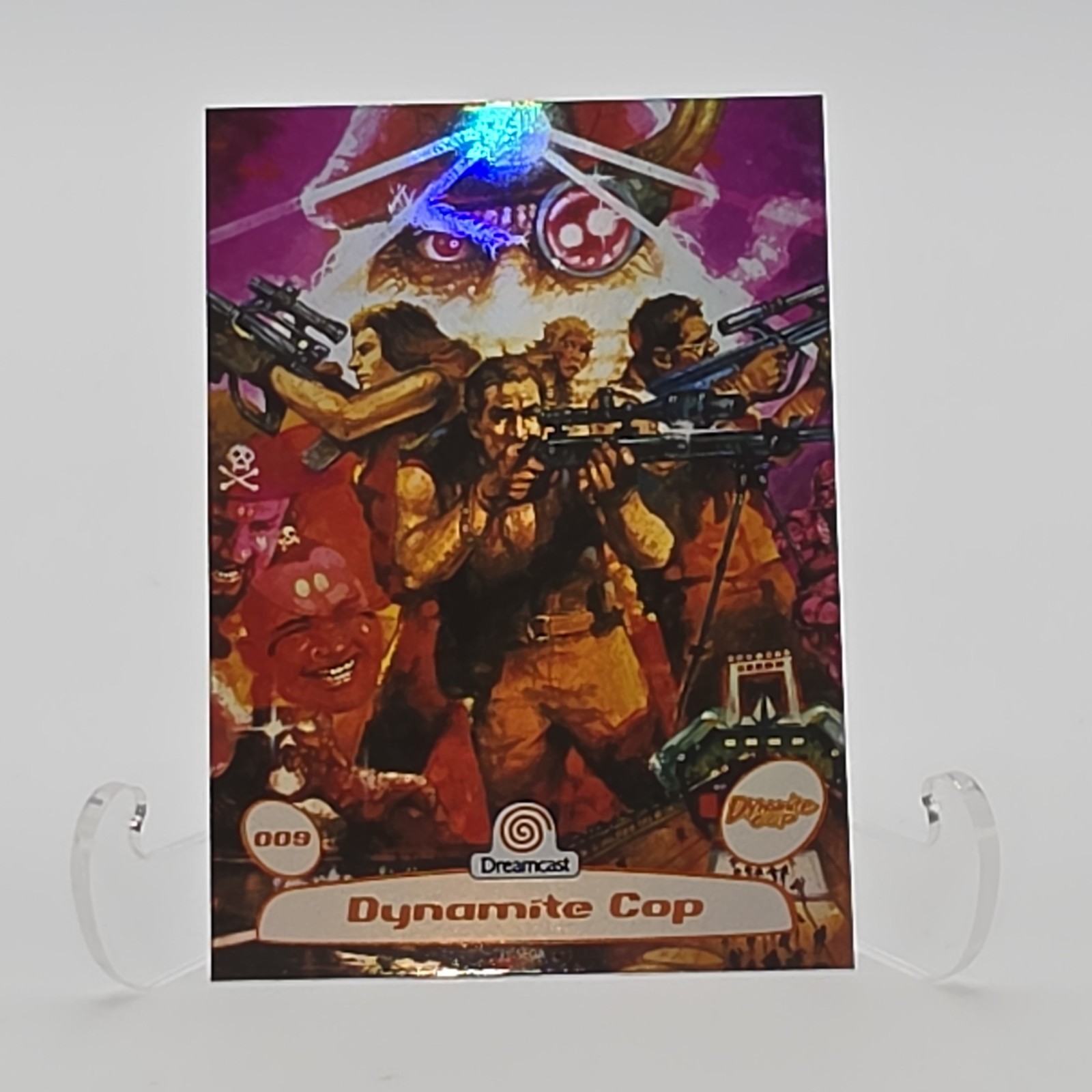 Sega Dreamcast Trading Cards Dynamite Cop SP #009 Foil Limited Run Games