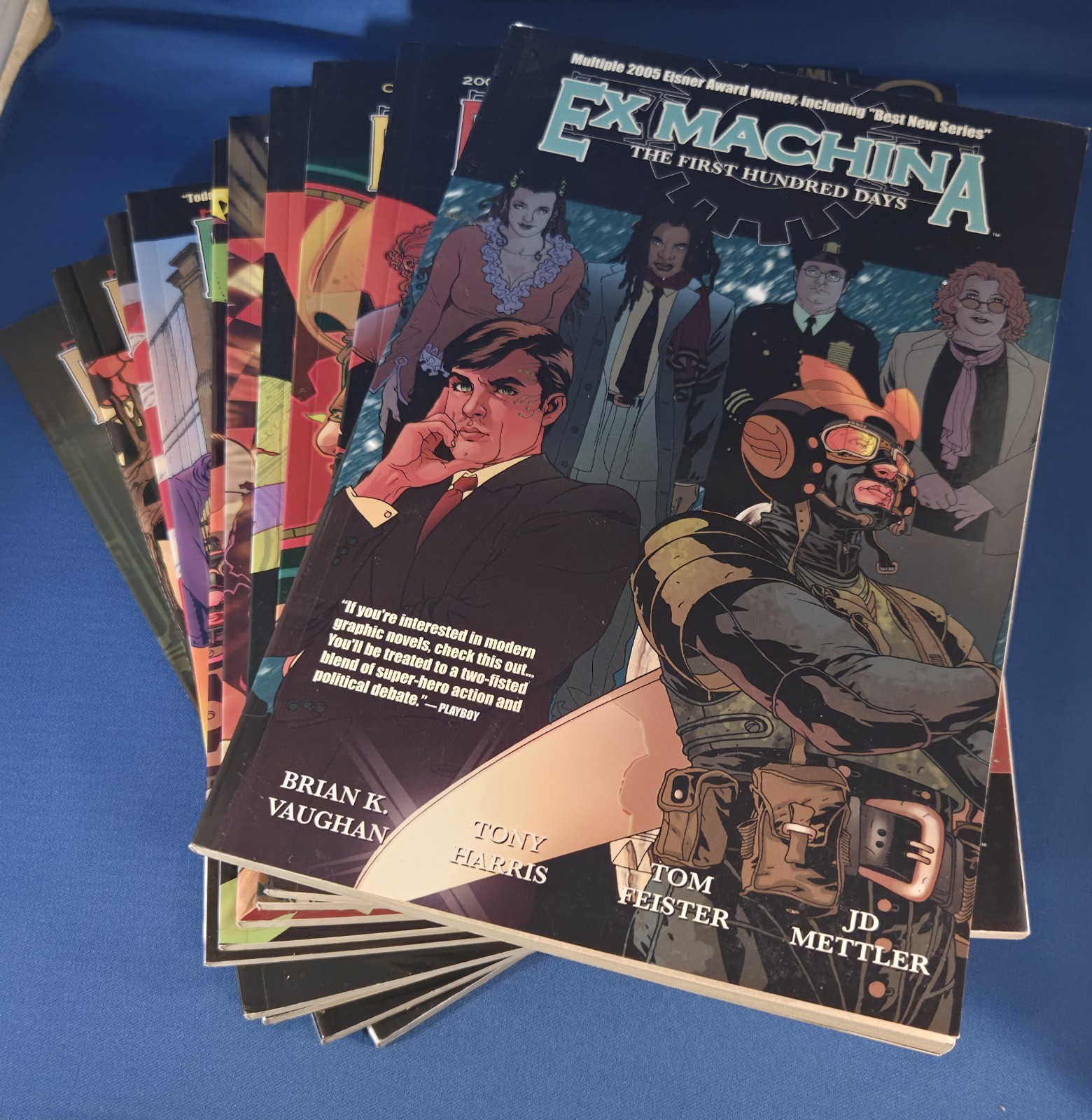 EX MACHINA Complete Series Volumes 1-10 Brian K. Vaughan Original Trades