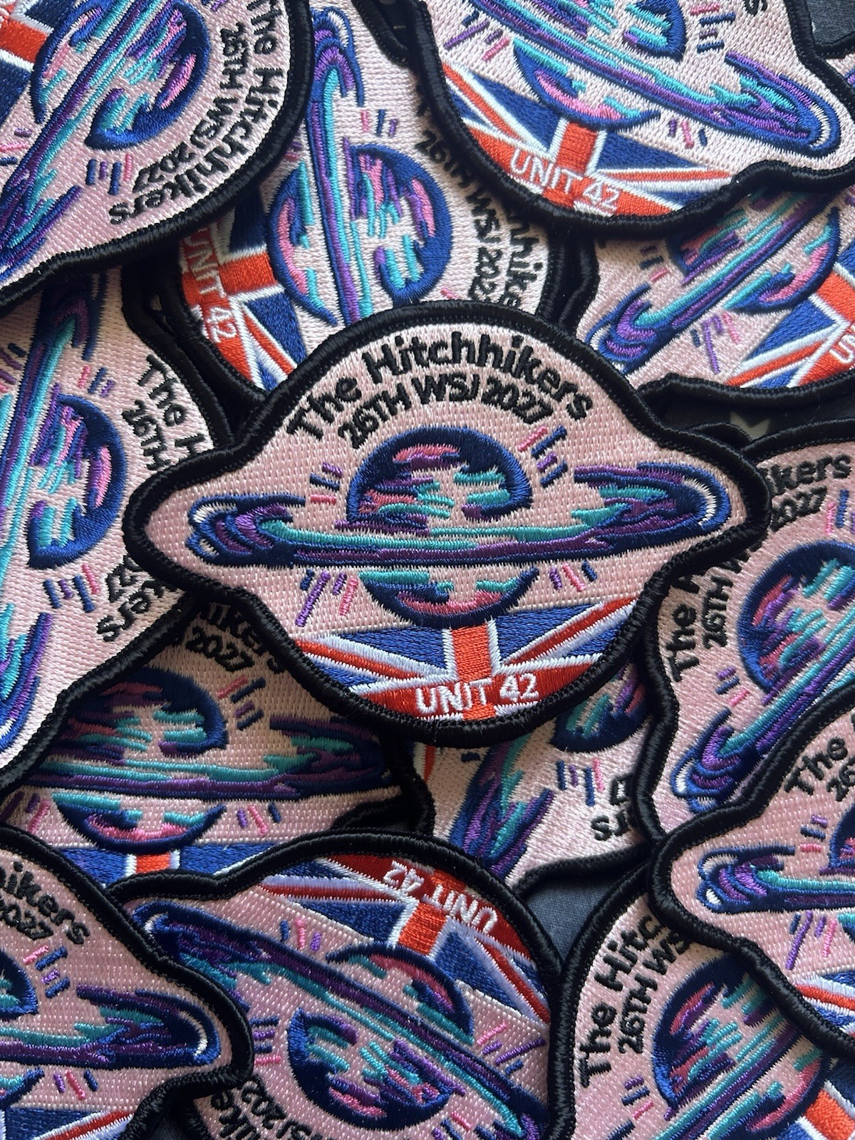 Official Hertfordshire UK Unit42 The Hitchhikers Badge 26th WSJ Poland 2027