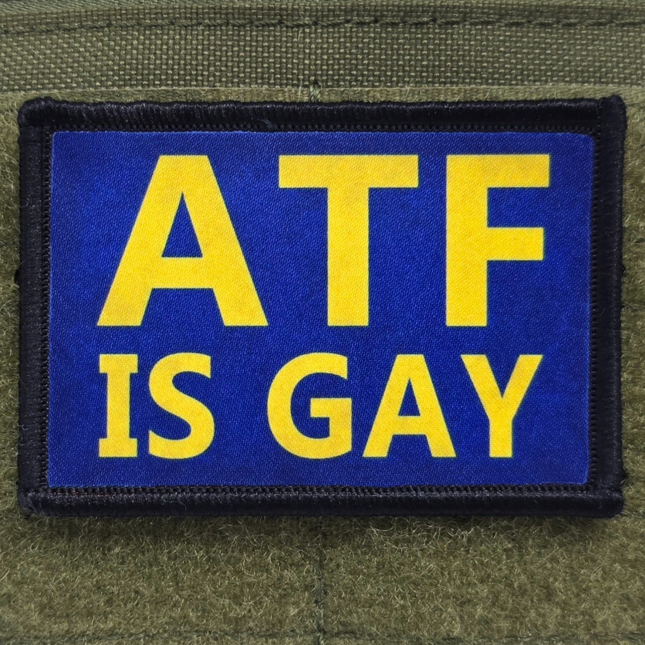 ATF Patch Moral Tactical Meme Military Made In USA Flag Hook & Loop 3x2