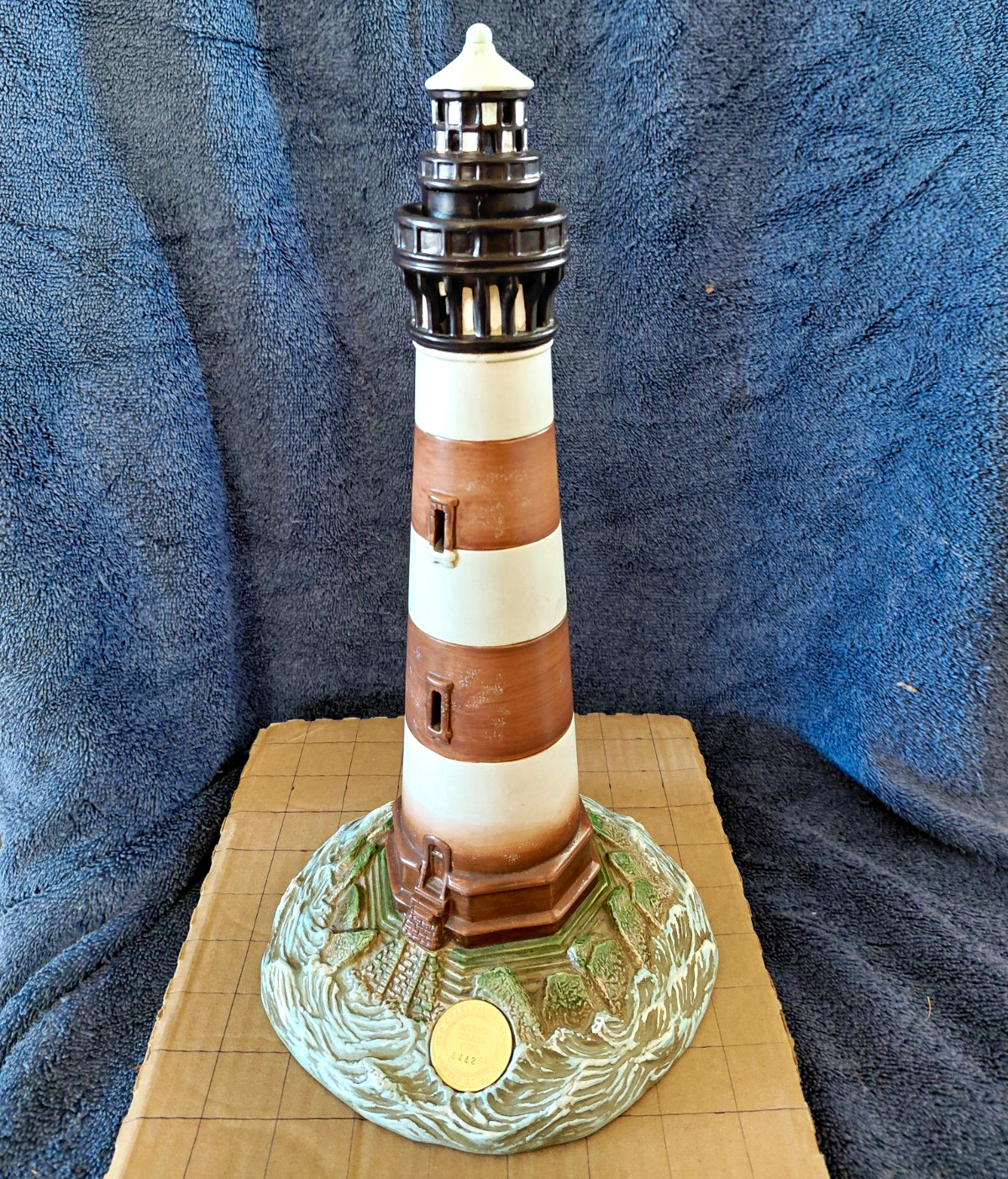 Geo. Z. Lefton Morris Island Lighthouse Figurine Charleston SC 1997 LE #14/25000