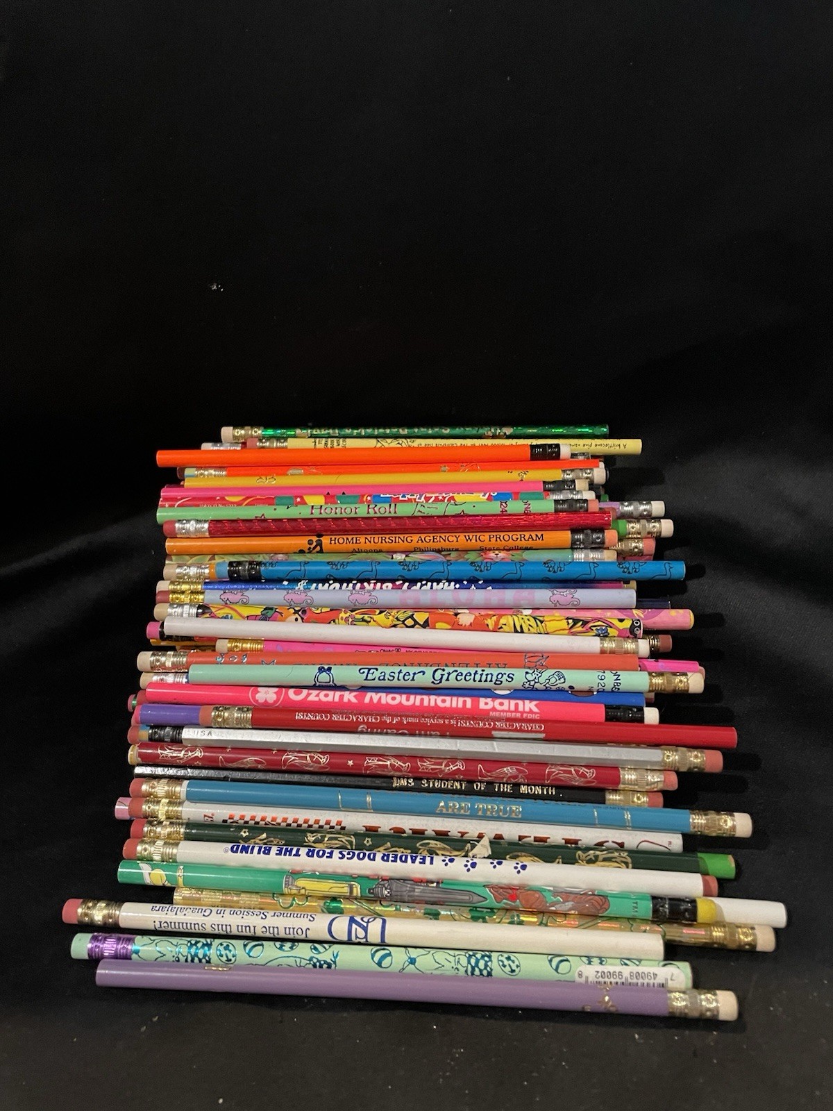 Huge lot of vintage pencils ESTATE FIND Advertisement, University  And More