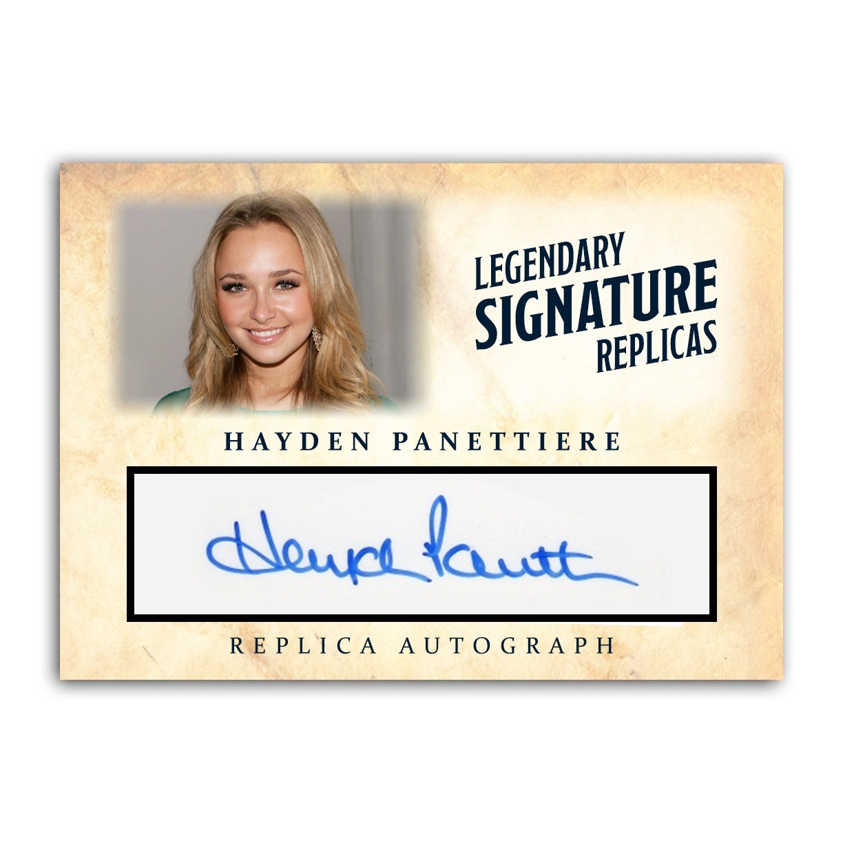 Hayden Panettiere Herose Replica Autograph Signature Collectible Card