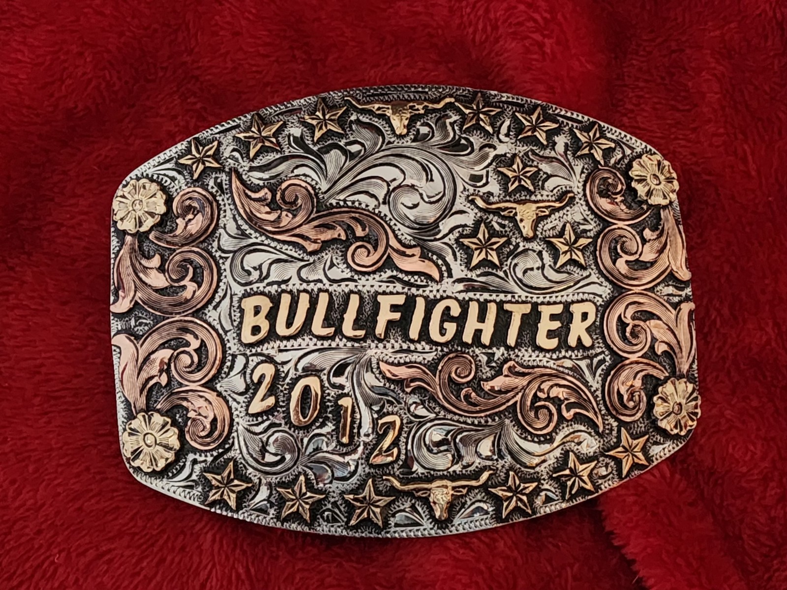 Rodeo BULLFIGHTER Champion☆2012☆Professional☆X~Treme☆Trophy Buckle☆Rare☆T03