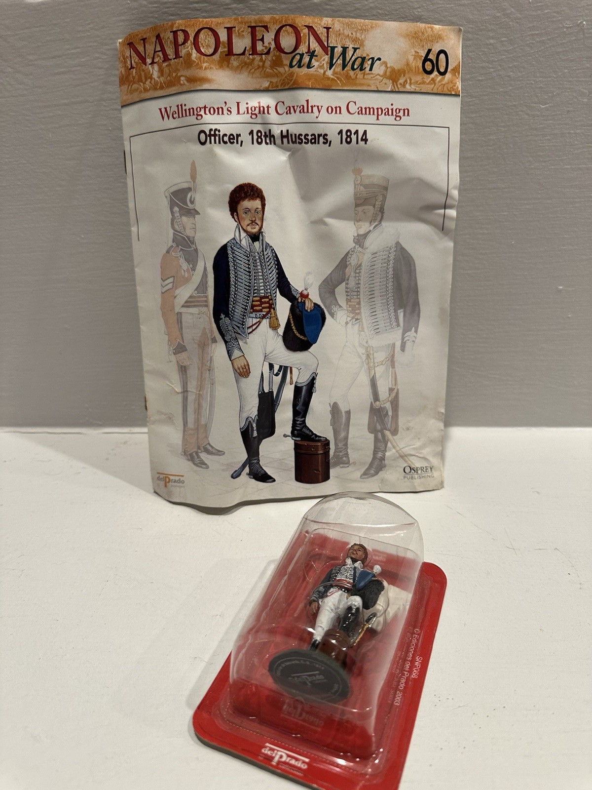 Del Prado pewter figure approx 8cm SNP068. Original packaging unopened with Book