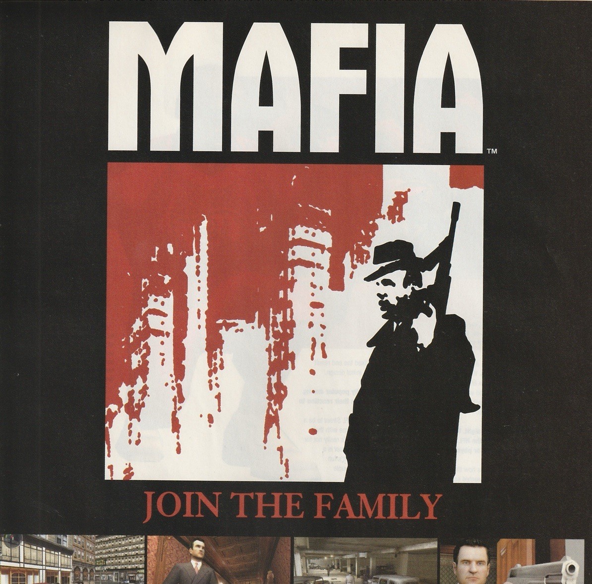 Vintage 2004 Mafia Original Print Ad 21x27cm PS2 Game Art Promo EGM 177