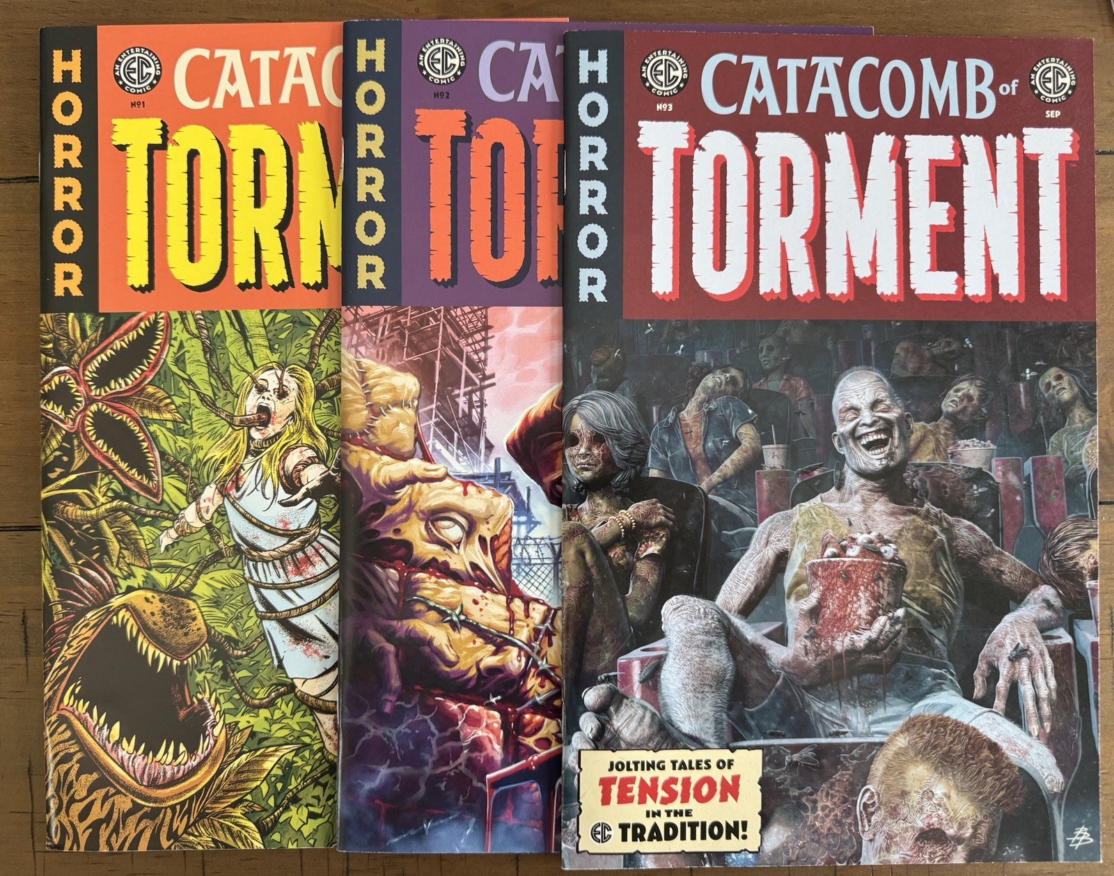 EC Catacomb Of Torment #1, 2, 3 Lot |  Very Fun Reads Across The Series | NM-