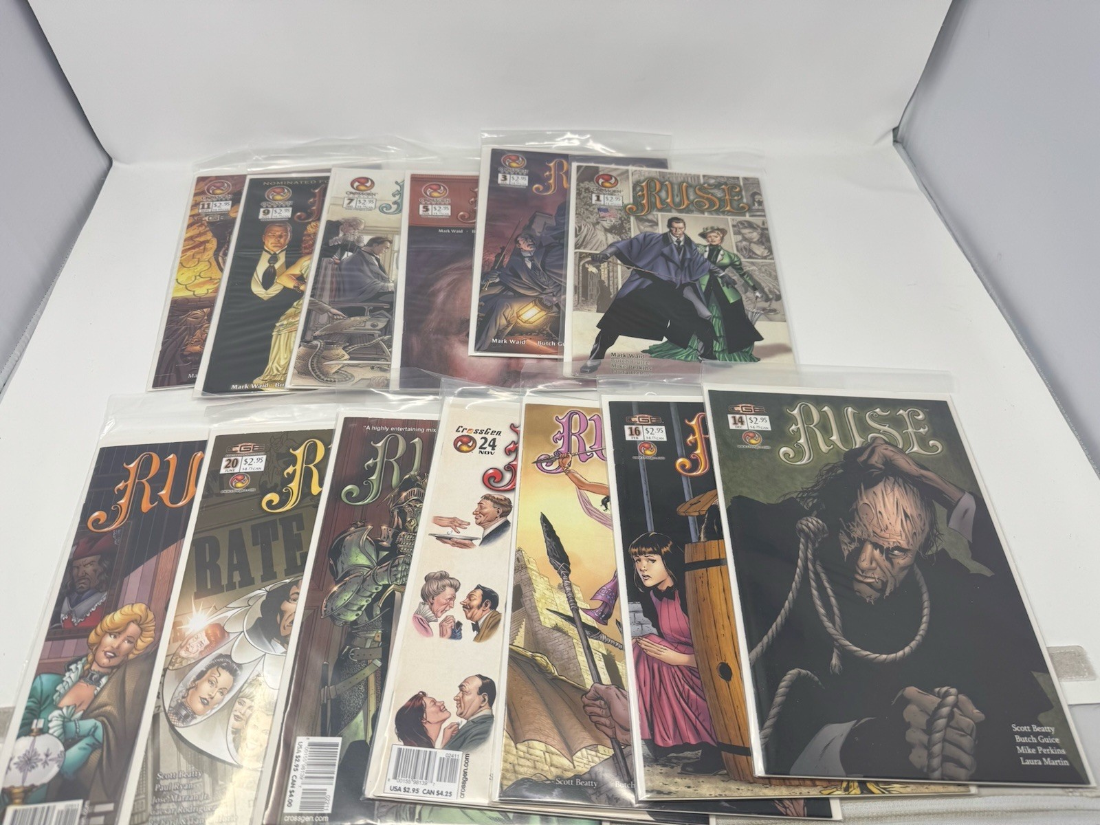 Ruse CrossGen Comics Lot #1-26 Missing #2 Mark Waid Butch Guice 25 Issues Set