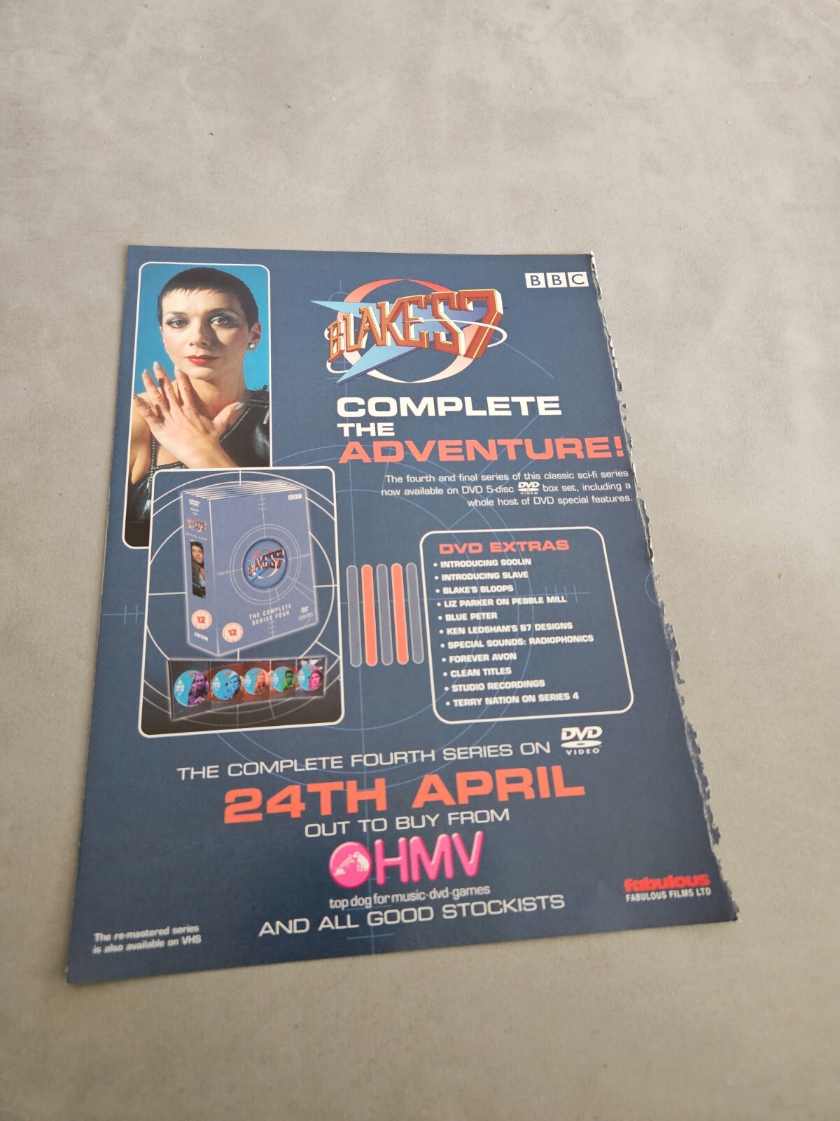 TPEEP268 MAGAZINE ADVERT 11X8