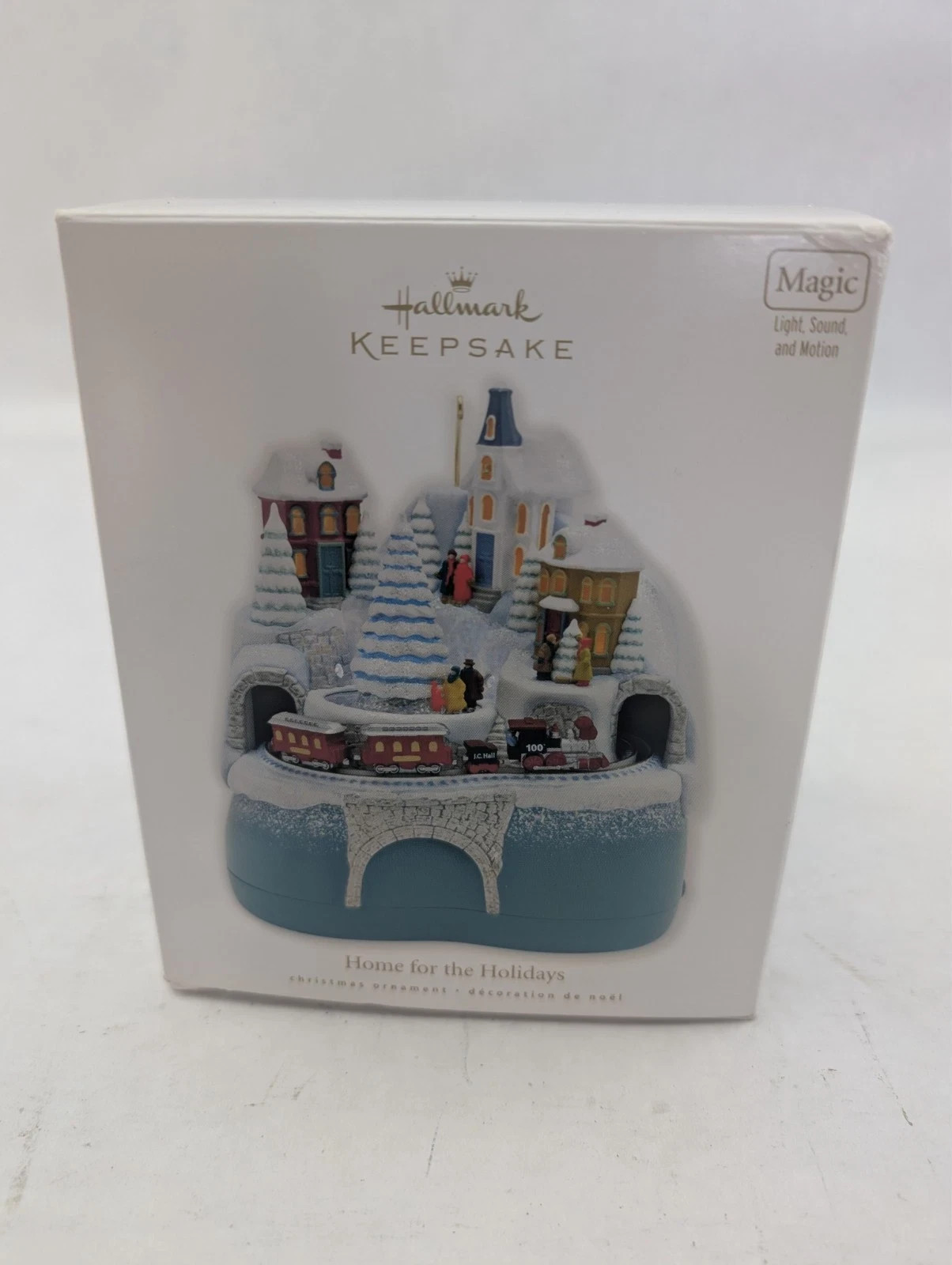 2010 Hallmark \Ornament Home For The Holidays Magic Lights Sound 619-200