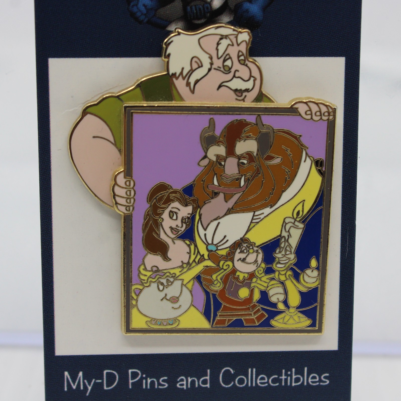 A5 Disney Shopping Store LE Pin Beauty and the Beast Father's Day 2007 Maurice