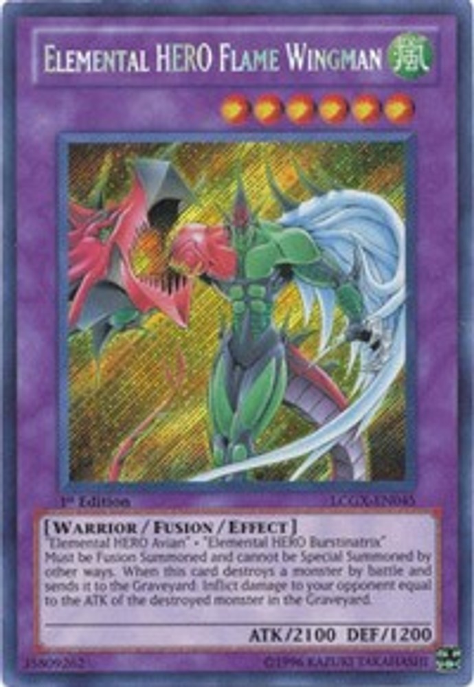 Elemental HERO Flame Wingman Unlimited [LC02 - LCGX-EN045]NM