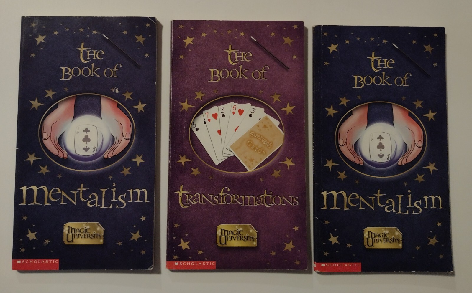 3 Scholastic Magic University Books