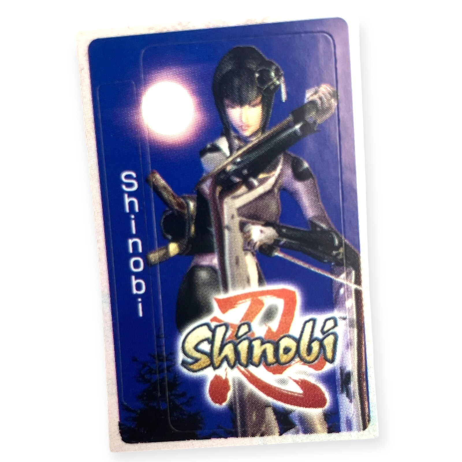 Sony PlayStation 2 Ps2 Shinobi Moritsune Vintage Vtg Memory Card Sticker