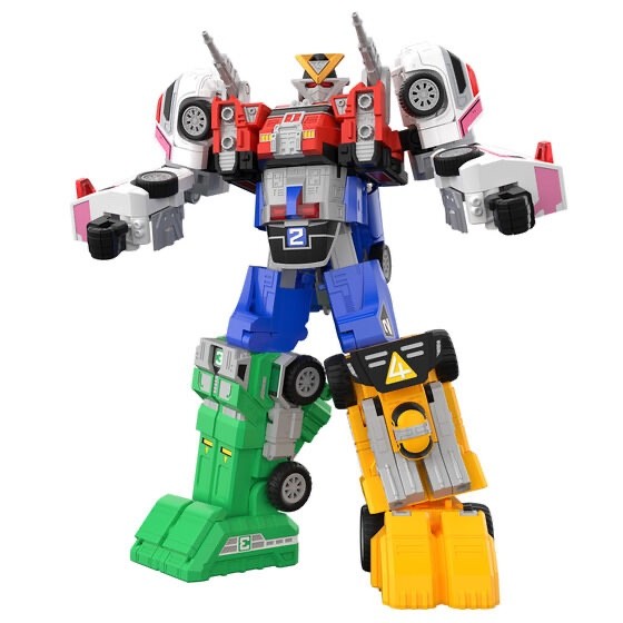 +Build SMP VRV Robo Gekiso Sentai Carranger Power Rangers Turbo Rescue Megazord