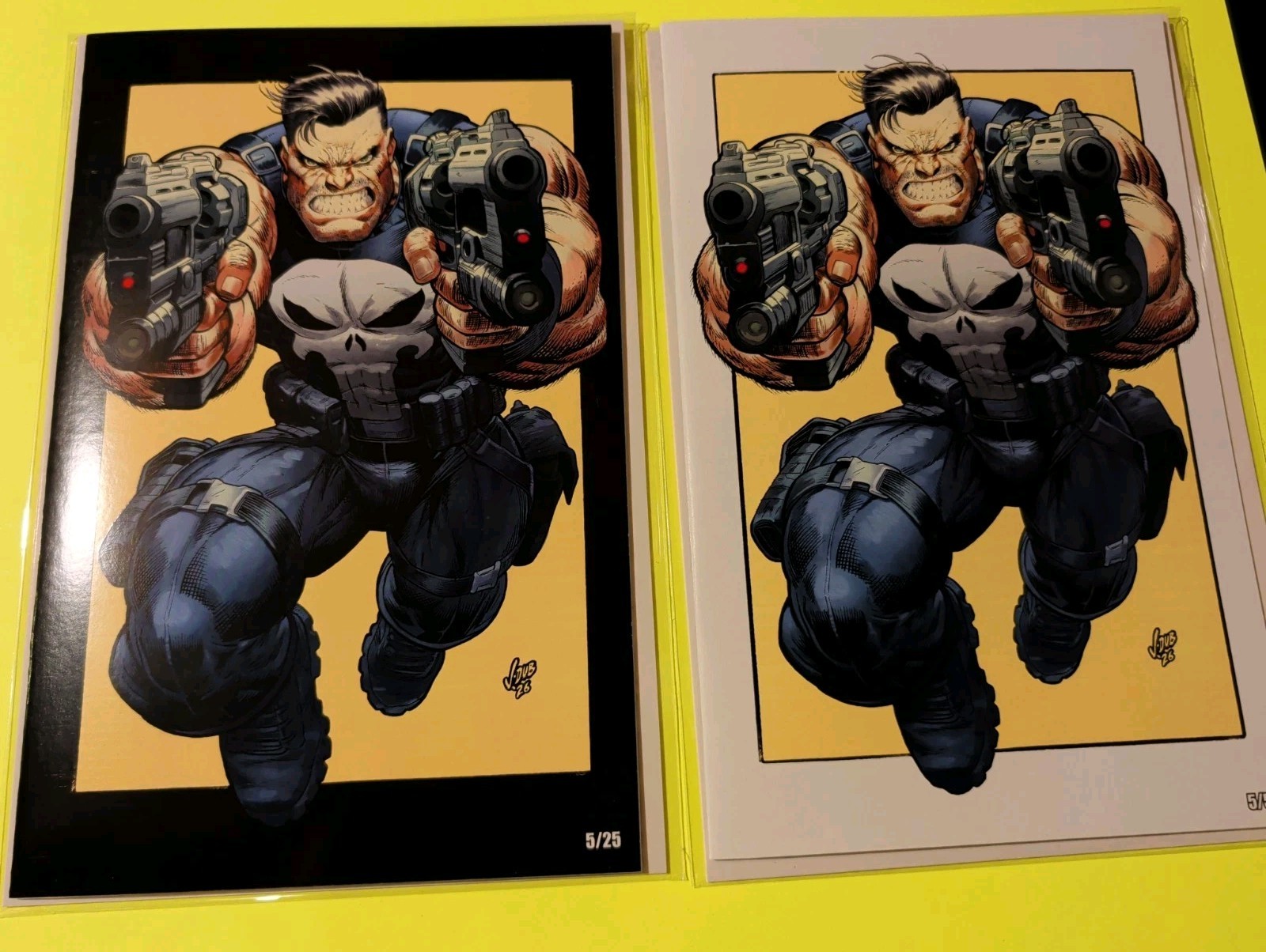 THE PUNISHER ART BOOKS BY STOW 4 