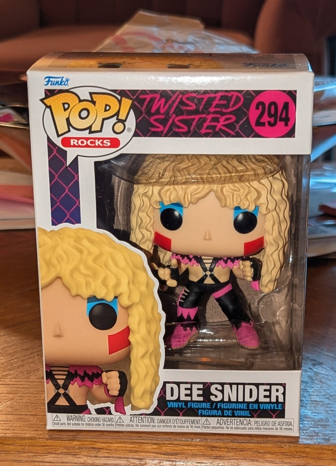 Funko POP Rocks: Twisted Sister  DEE SNIDER #294 VAULTED Vinyl Figure 