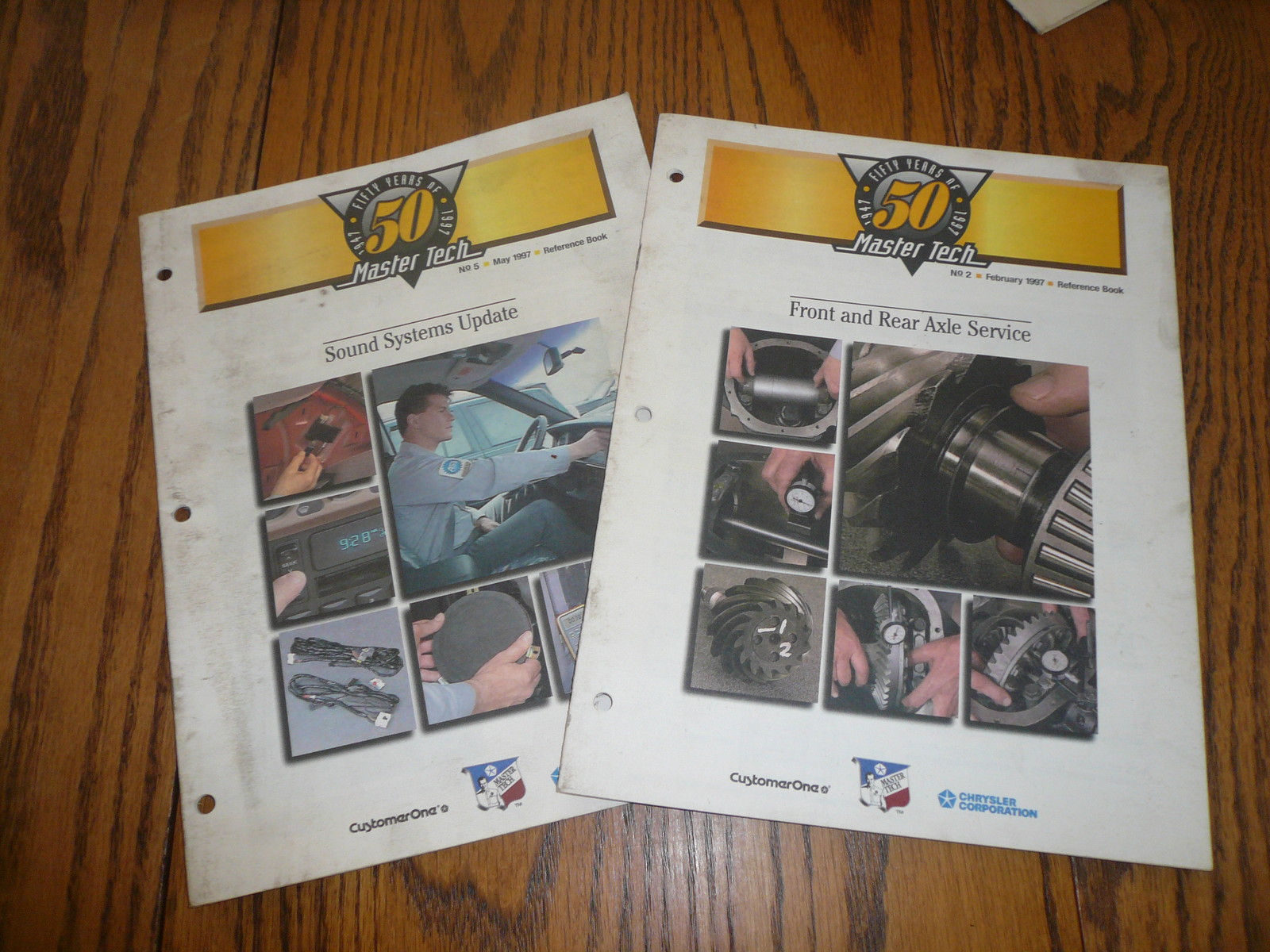 1997 Master Tech Reference Books #2 Front Rear Axle & # 5 Sound Systems Update