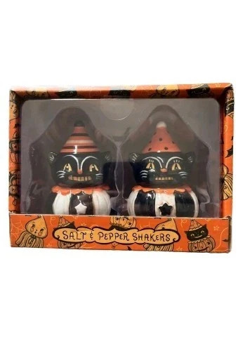 Johanna Parker Halloween Vintage Ceramic Salt and Pepper Shakers **YOU PICK