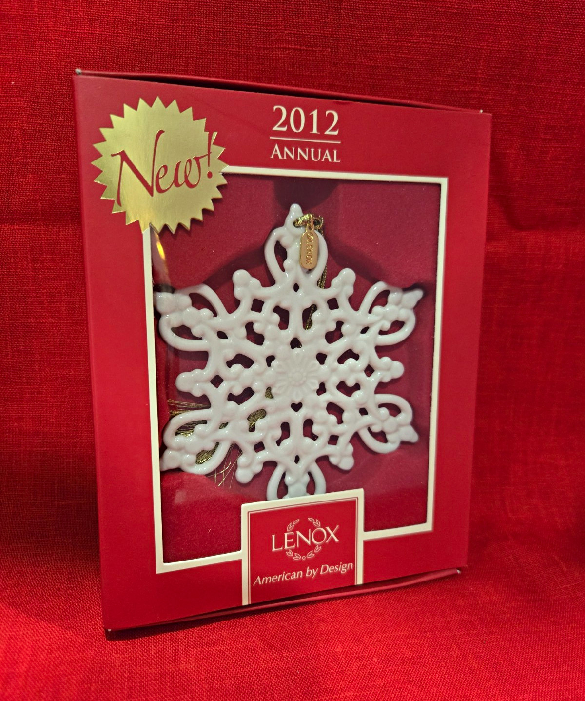 Lenox 2012 Snow Fantasies Snowflake Ornament