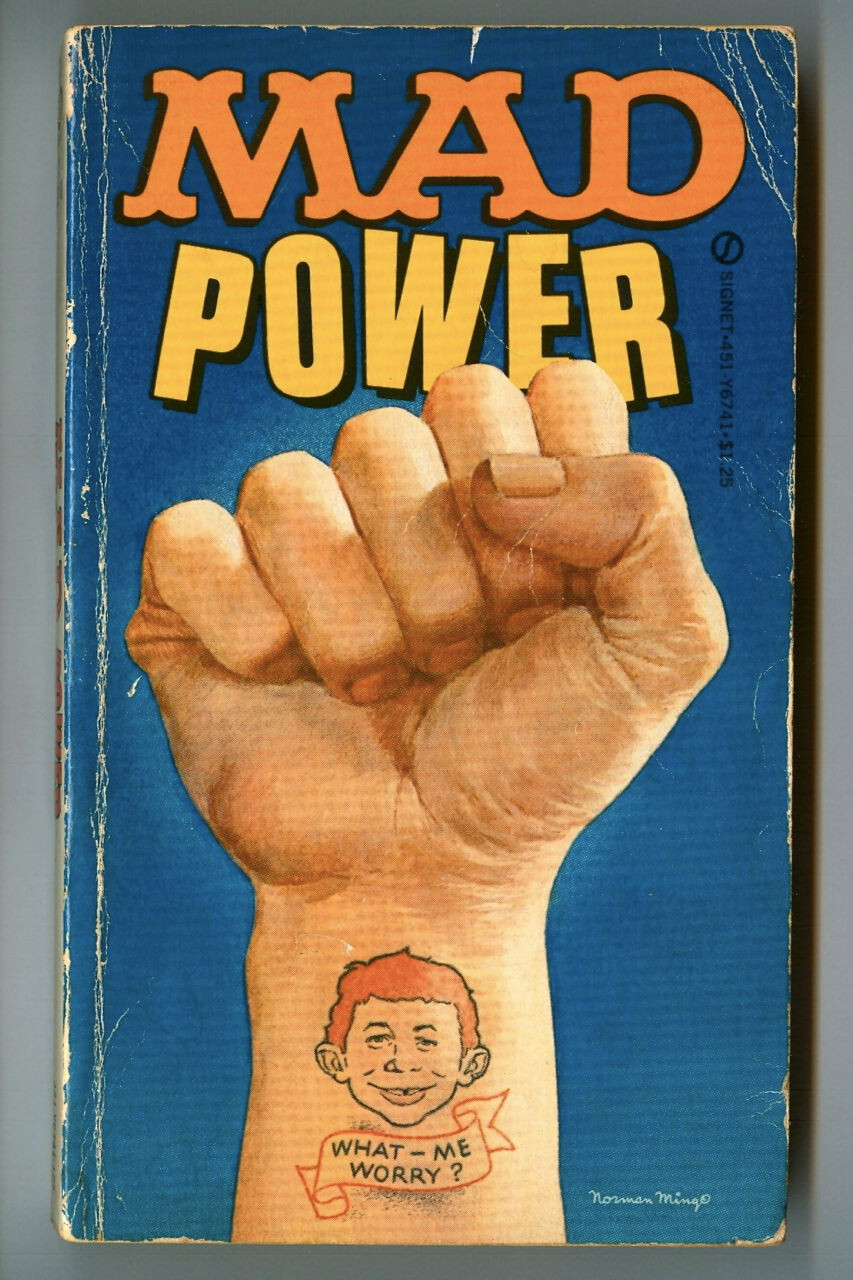 MAD POWER Vintage 1970s MAD MAGAZINE Paperback Book (Signet Y6741)