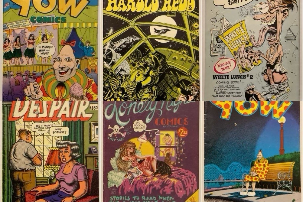 Last Gasp Comics (1973-86) Lot Of 5 ~ Yow, Despair, Harold Hedd, Lonely Nights