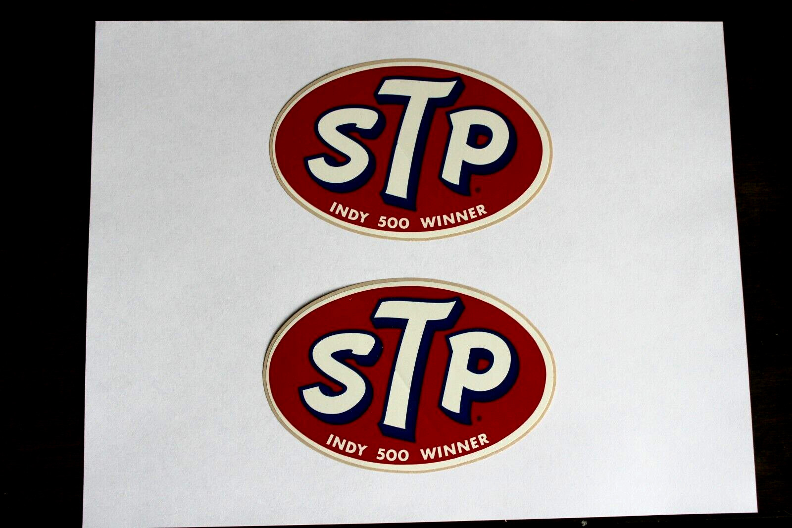 1969 STP 2 VINTAGE ORIGINAL INDY 500 WINNER RACING STICKERS DECALS NOS 4-3/4