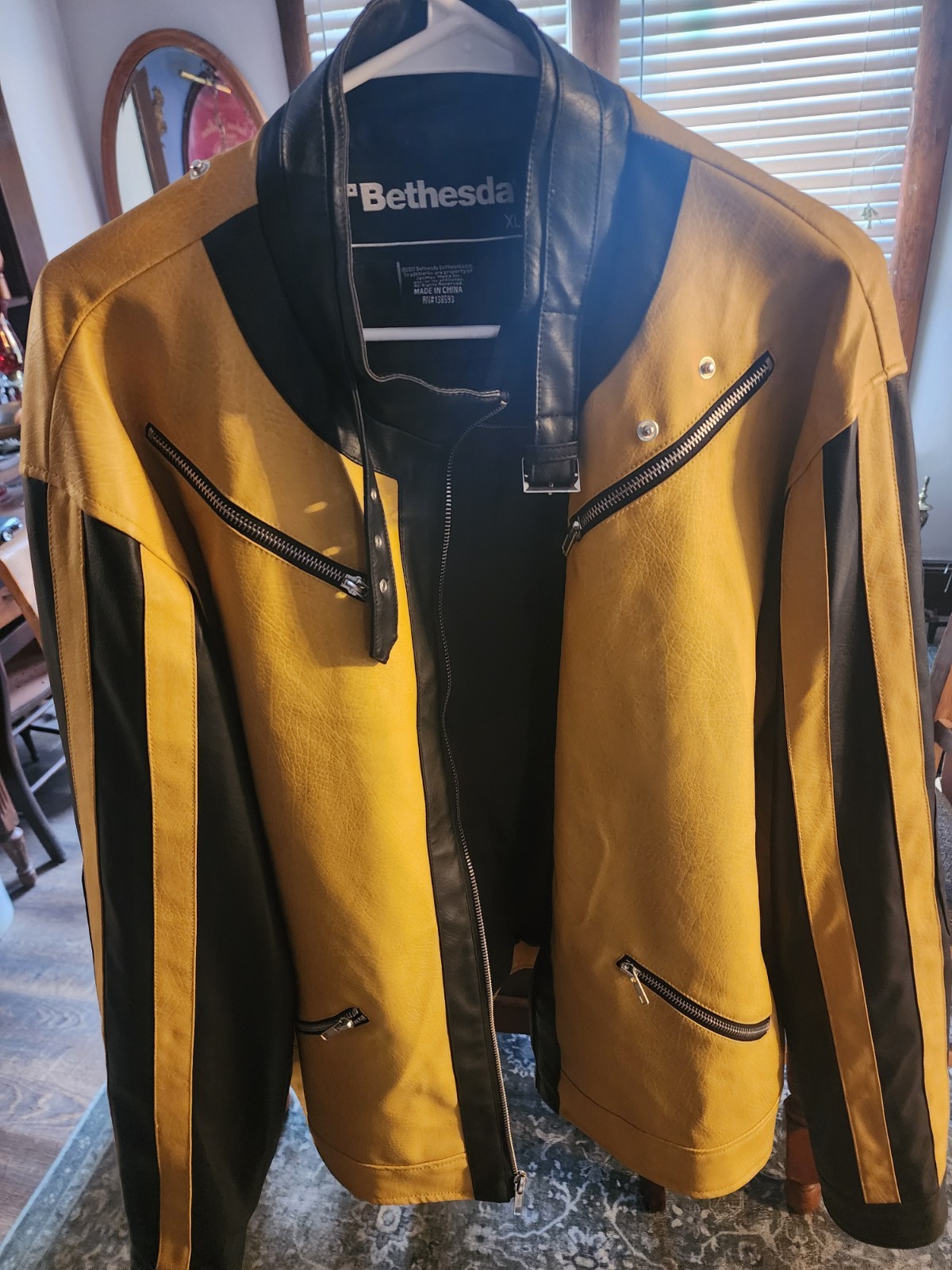 2017 Official Wolfstien II 2 Promo Jacket B.J. Blazkowicz Bethesda XL Rare Exc C