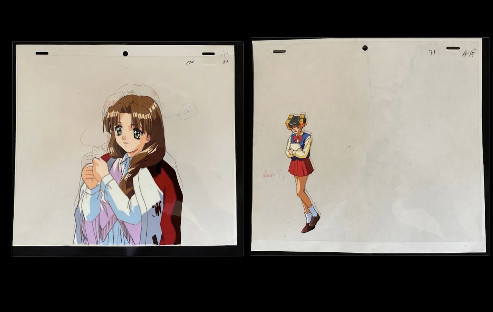 Dokyusei 2 Yui Narusawa Sakurako Sugimoto Cel 2set KSS 1997 Event Rare JAPAN