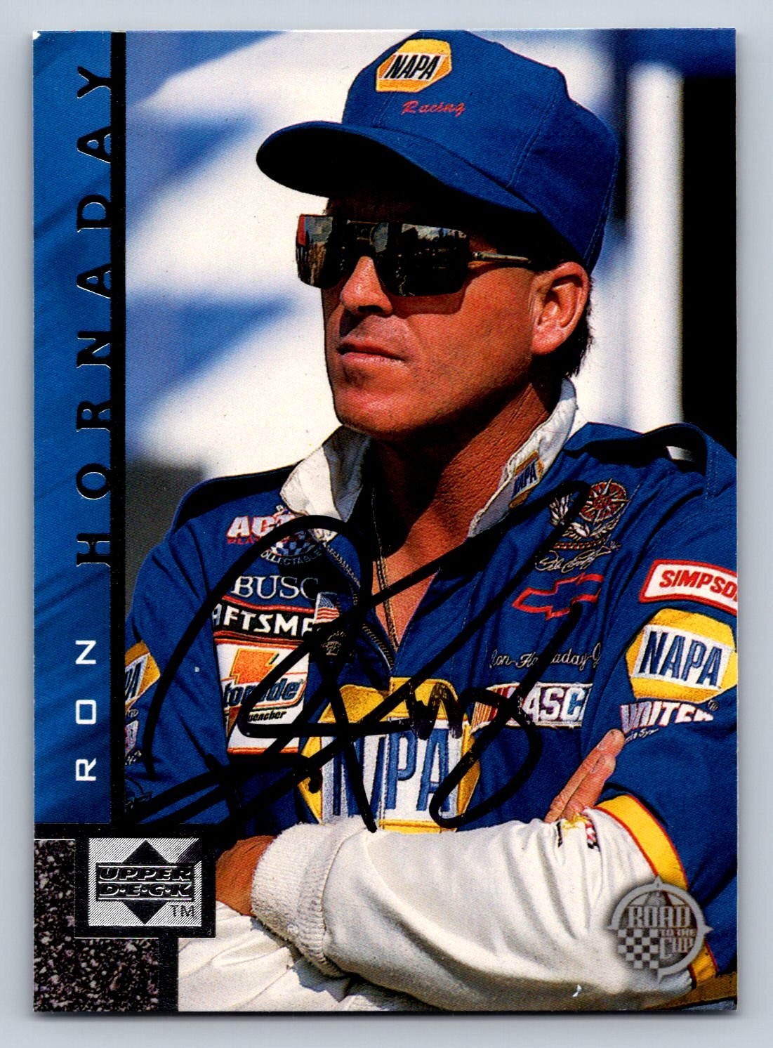 Upper Deck Ron Hornaday Autograph NASCAR Road to the Cup RH-1 Signed Card
