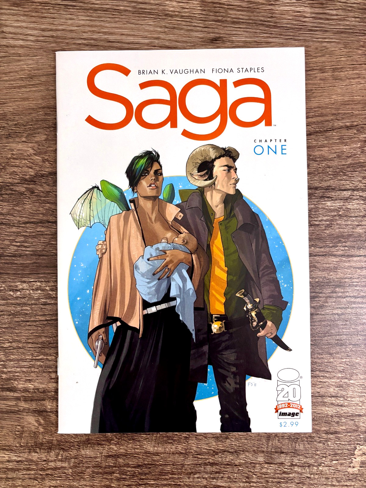Saga #1 1st Print Image Comics 2012 Brian K. Vaughan Fiona Staples NM- Raw