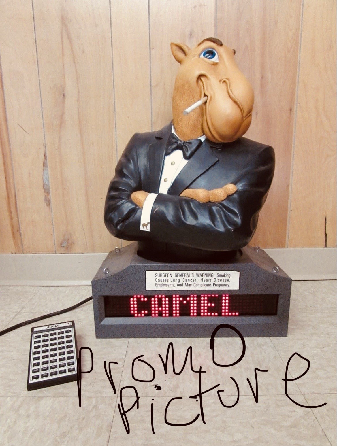 Joe Camel Statue 24\