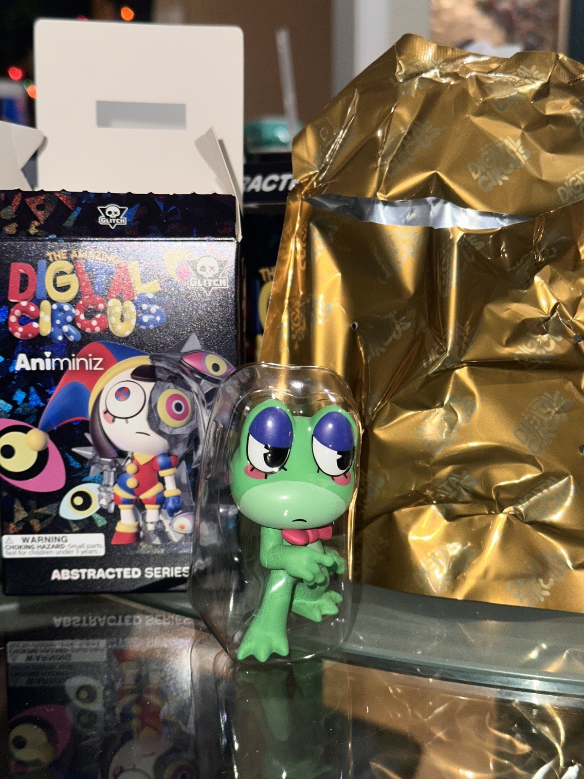 The Amazing Digital Circus Abstracted Animiniz Ribbit SUPER RARE 1/48 GLITCH