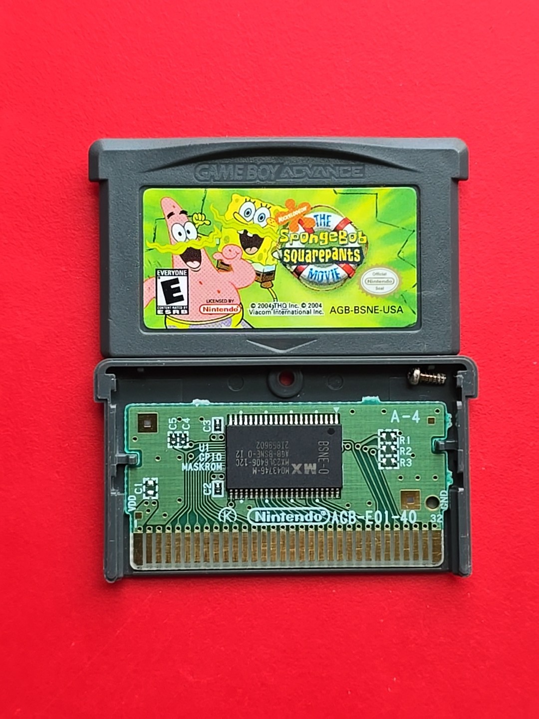 SpongeBob SquarePants: The Movie Nintendo Game Boy Advance Authentic Works
