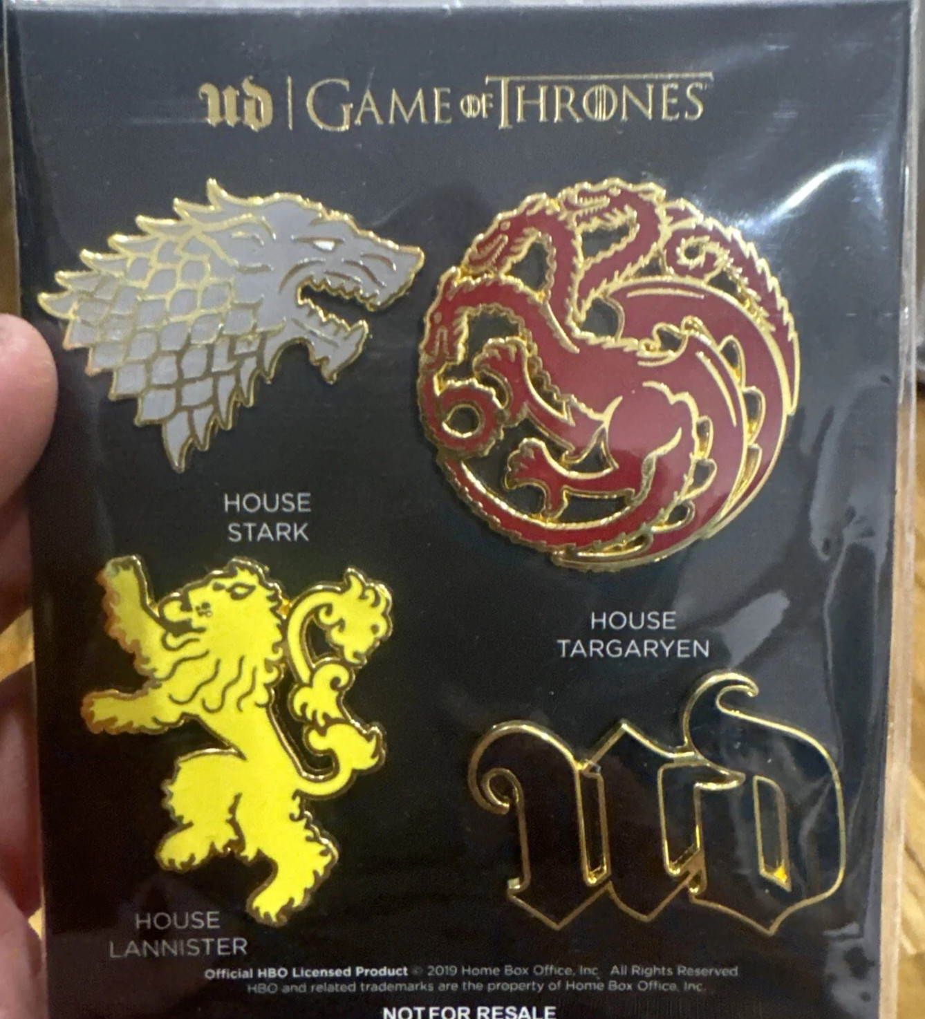 Official HBO Game Of Thrones 4 Pin Set