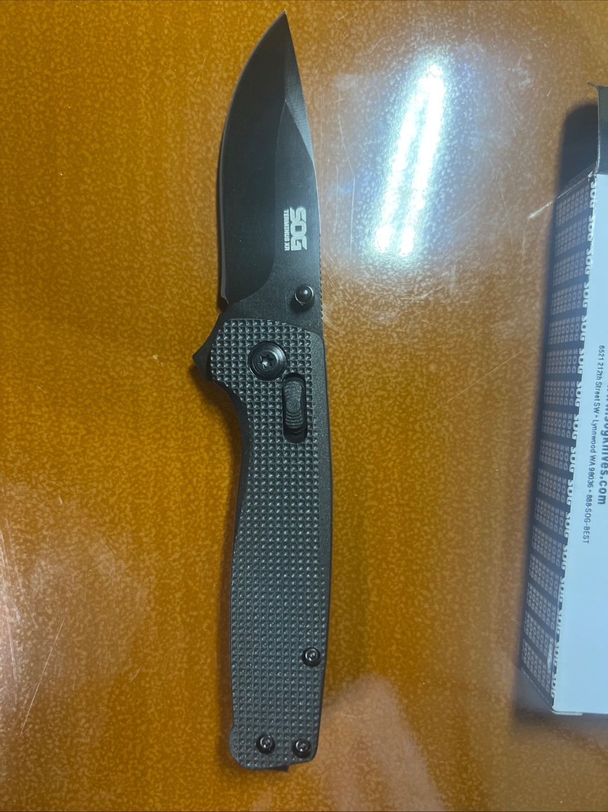 SOG Terminus XR Pocket Knife Cryo D2 Steel 4 Different Colors to Choose From