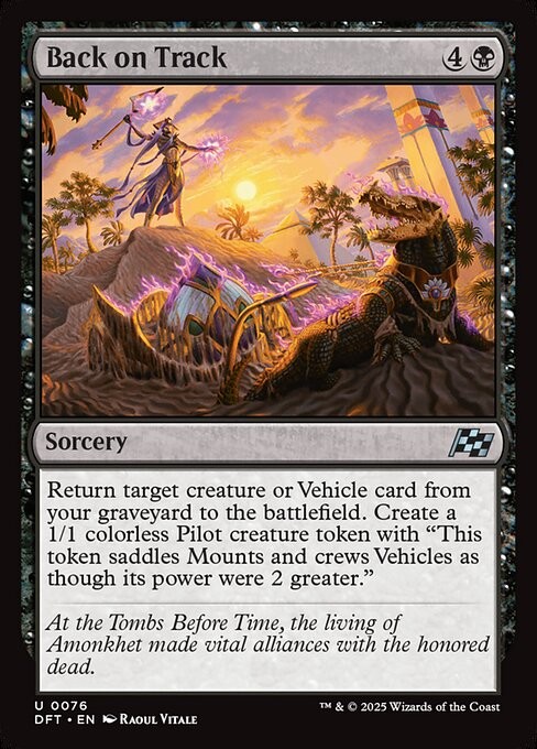 Back on Track (76) (Foil) DFT MTG NM