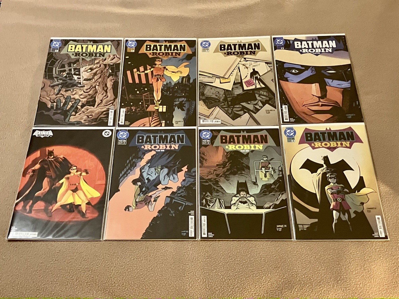 Batman and Robin Year One 1 12 Complete Run Lot First Print 1st General Grimaldi