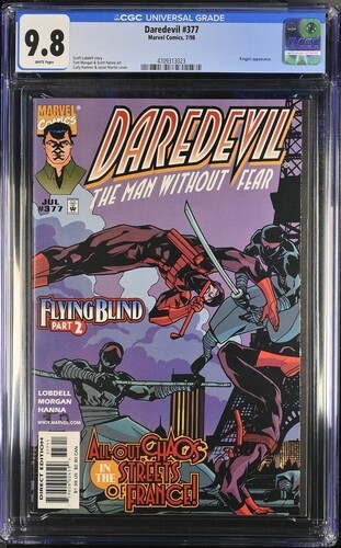 CGC 9.8 DAREDEVIL #377 .. KINGPIN .. 1998 .. HIGHEST GRADED ..