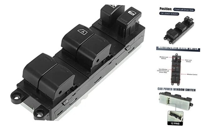 Driver Master Window Switch 25401-EA003 for Nissan Frontier/Xterra 2005-2012