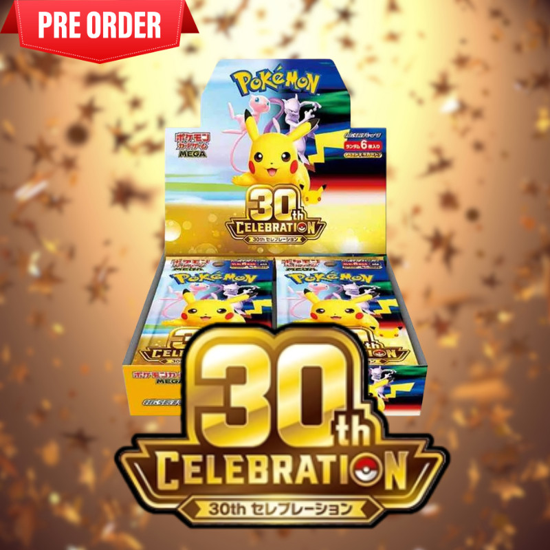 PRE-SALE Pokémon Card Game 30th Celebration Anniversary Japanese Box SEALED