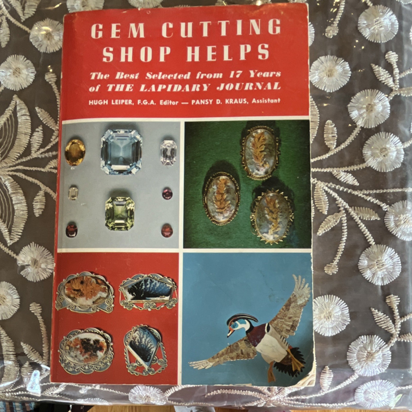 Gem Cutting Shop Helps How-To Handbook by Leiper & Kraus, Lapidary Journal 1964