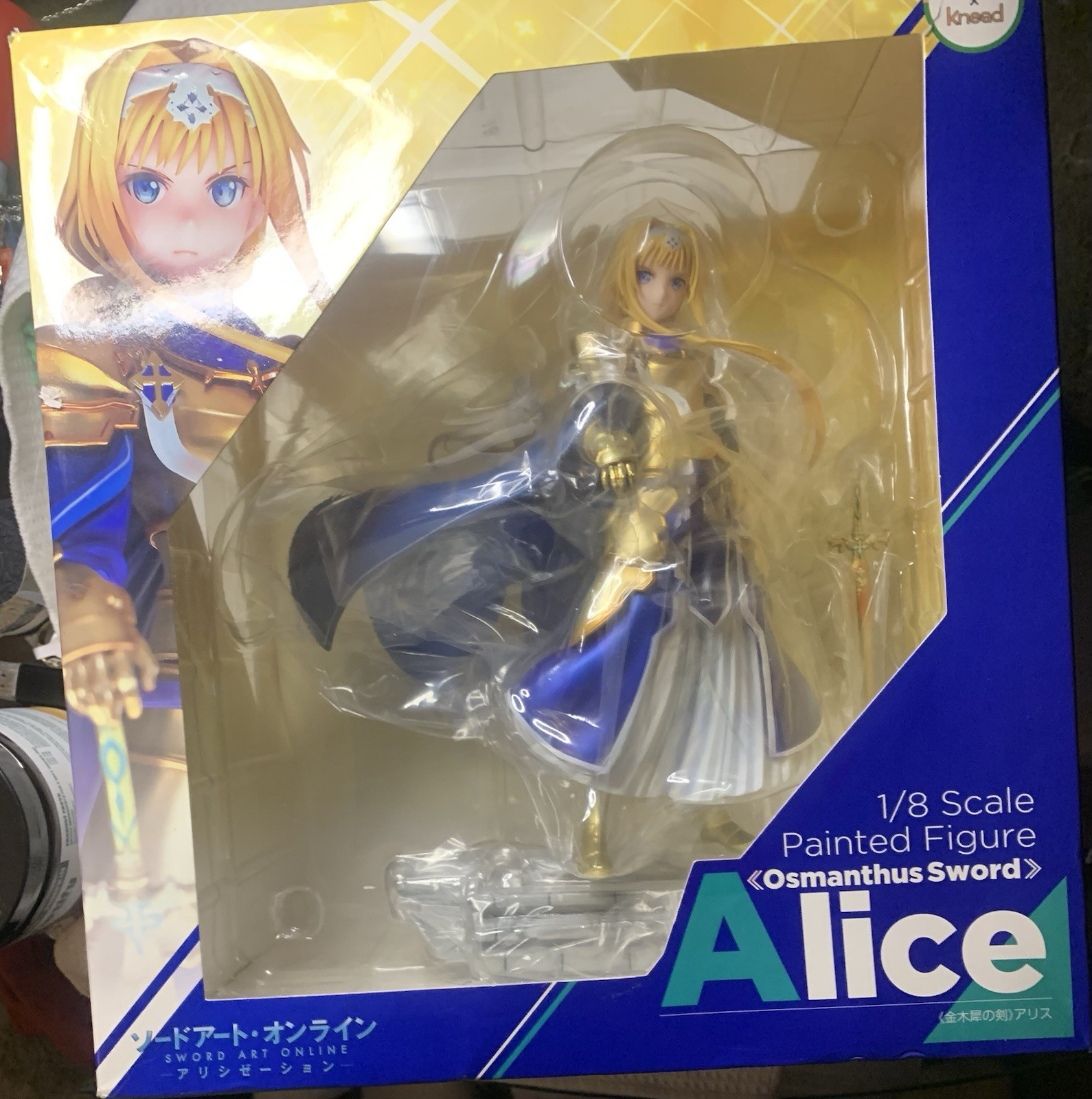 Sword Art Online Alicization Alice 1/8 Painted Figure Osmanthus Sword Japan New