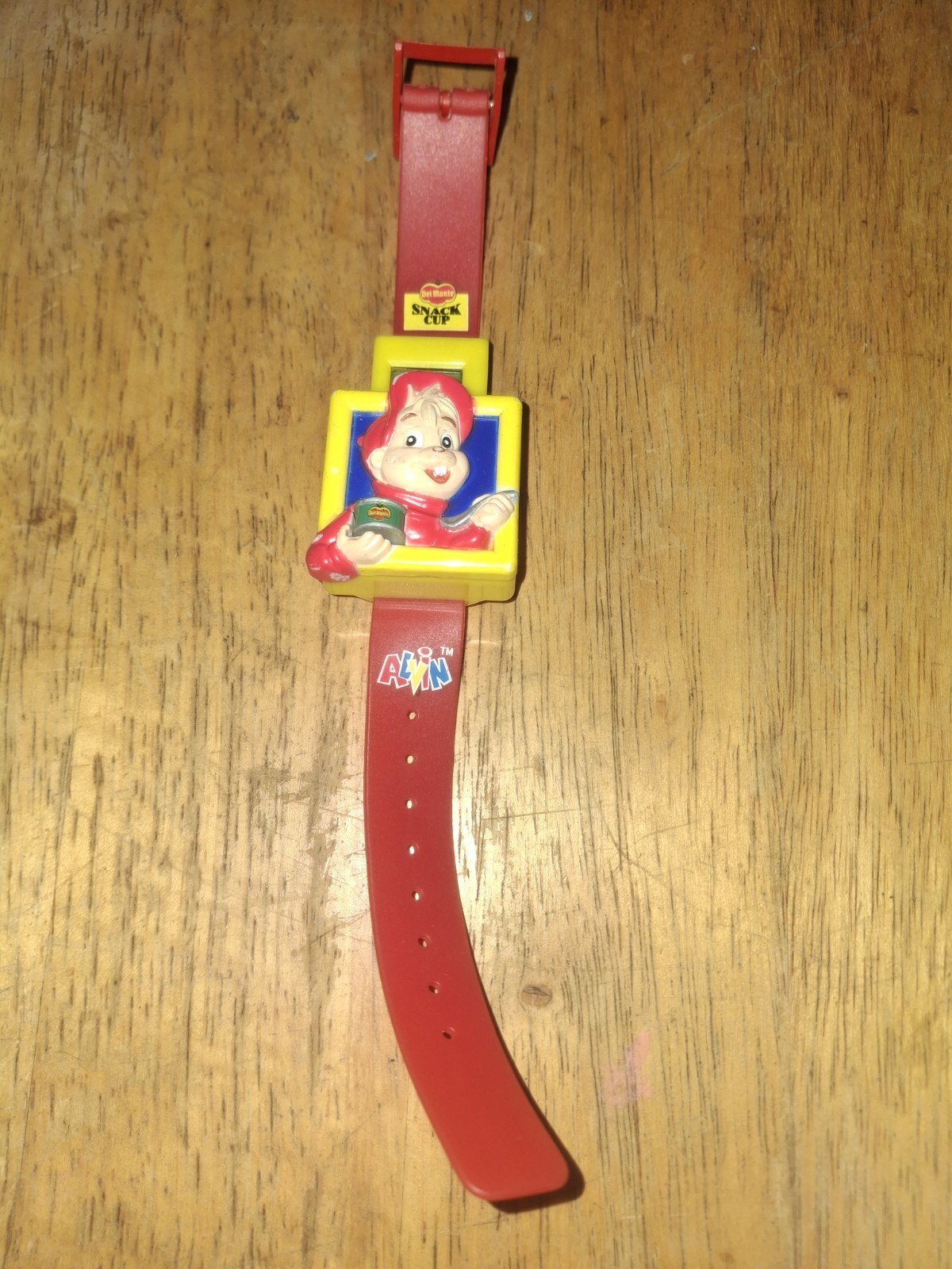 ALVIN THE CHIPMUNKS 1991 DEL MONTE CORP. POP UP DIGITAL WATCH