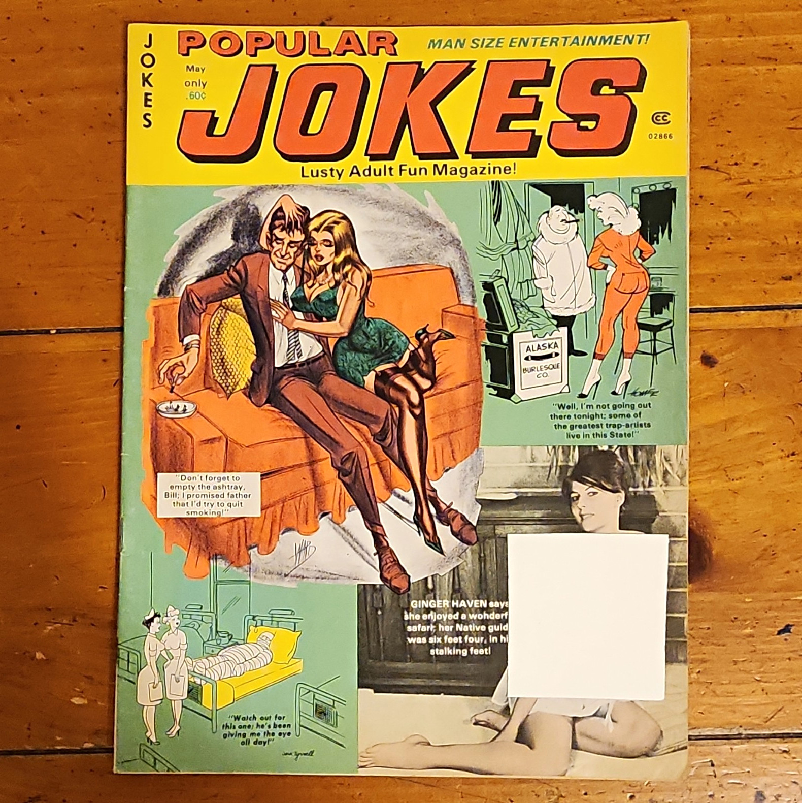 POPULAR JOKES Magazine May 1977 Adult Humor and Gags Bill Ward Pin-up Art