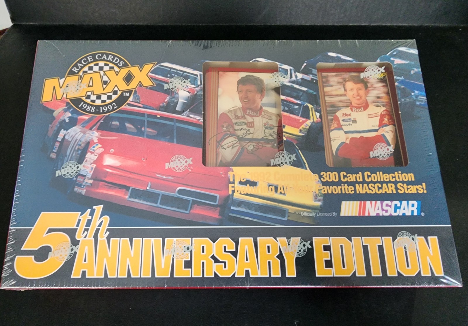 Rare Bill Elliott Signed 1992 Maxx Race Cards Set From QVC Mint Sealed 