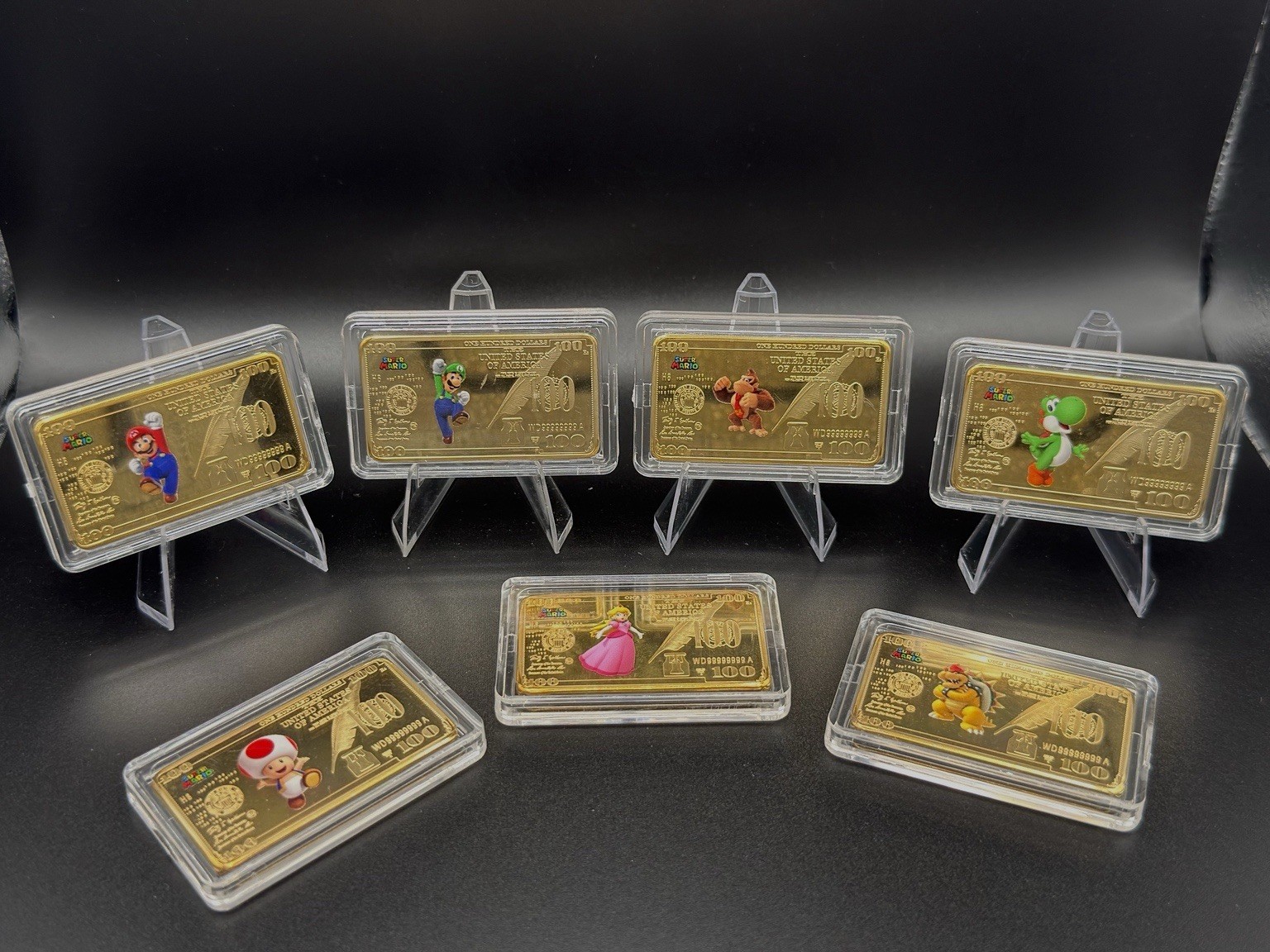 Super Mario 100s 7 X 1oz Copper Golden Bars Collection