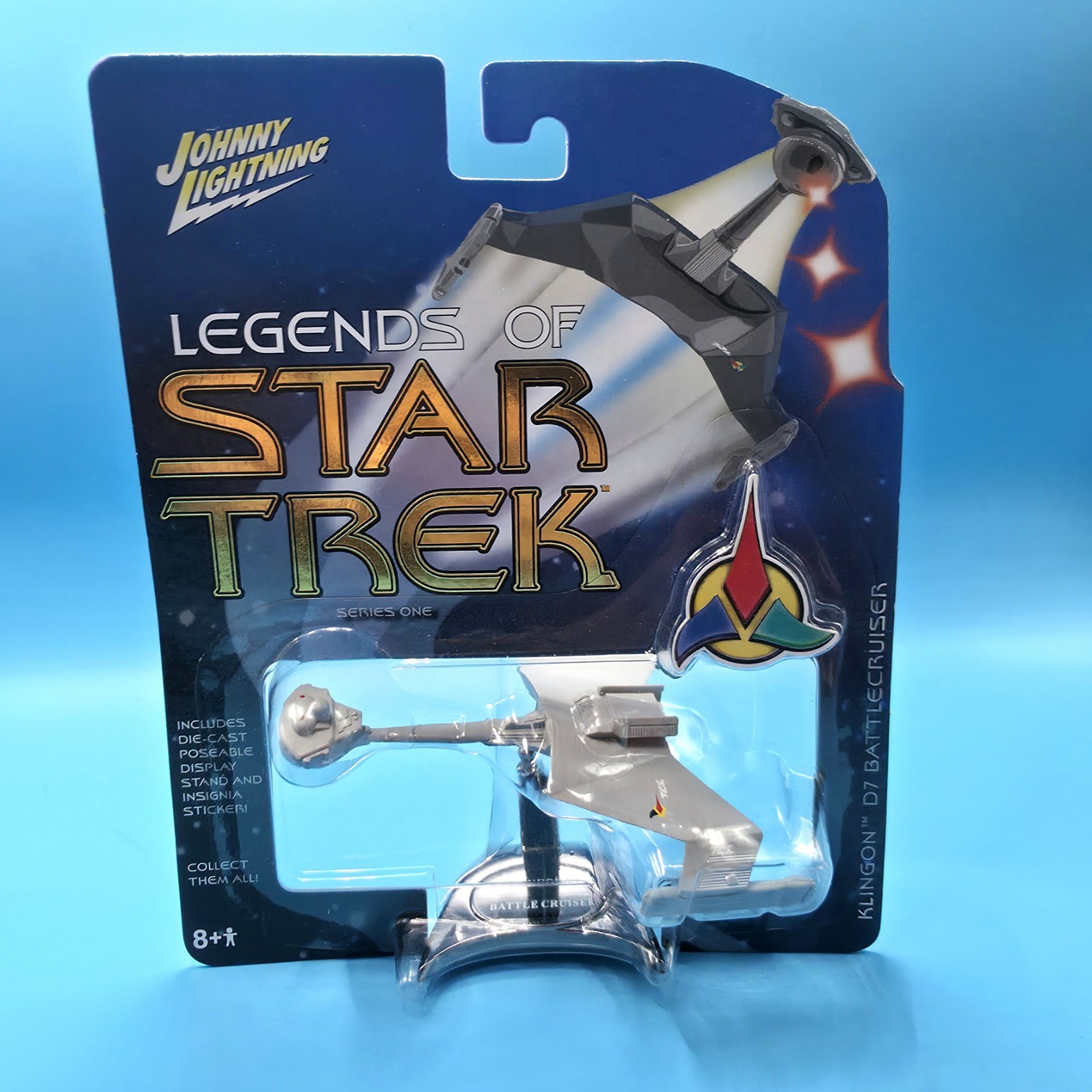 Johnny Lightning Legends Of Star Trek Series 1 Klingon D7 Battlecruiser Ship 200