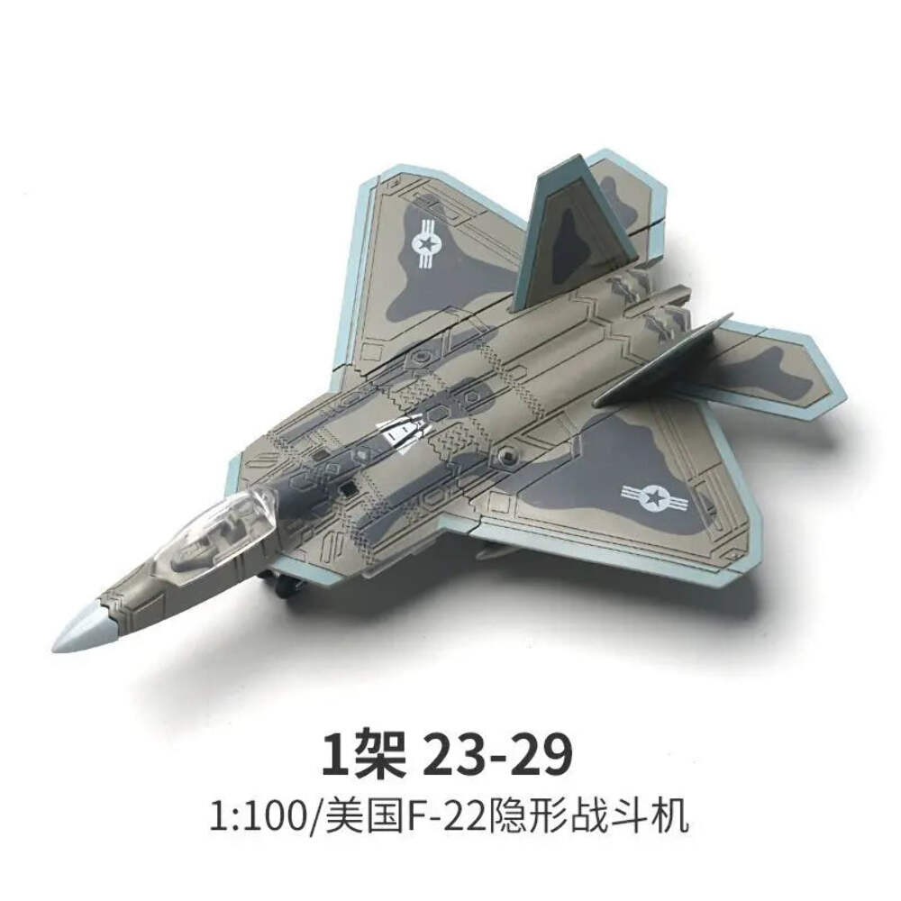 1:100 The F-22 Stealth Fighter Model Creative Military Series Building Blocks Ho