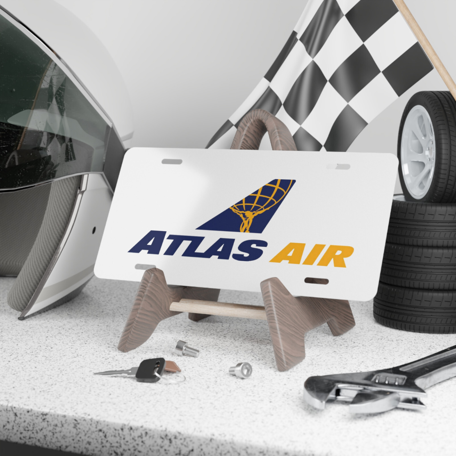 Atlas Air Cargo Vanity Plate